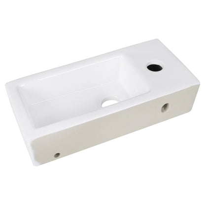 Differnz fonteinset Helios links wit 37,5x18,5x9,5cm