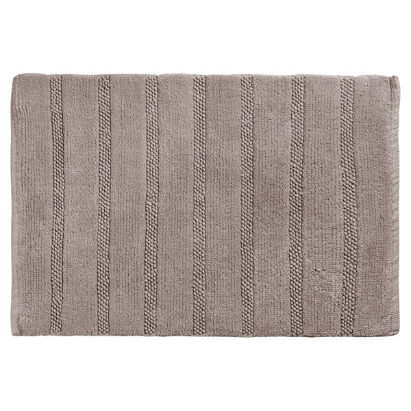 Differnz badmat Stripes anti-slip taupe 45x75cm