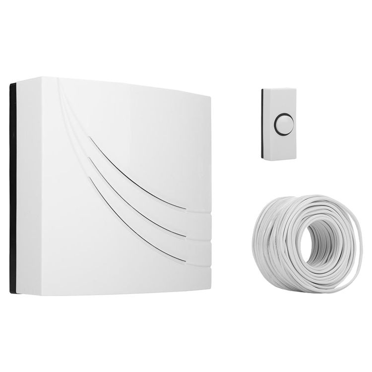 Byron deurbelset 761 opbouw wit