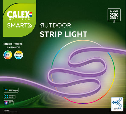 Calex Smart LED strip RGBWW 5m dimbaar