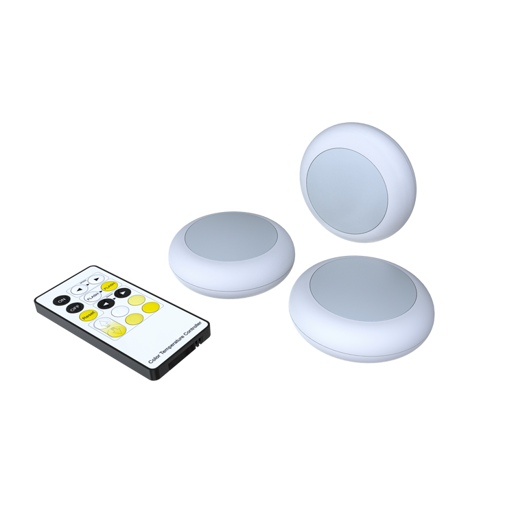Calex LED kastverlichting 7,5cm doorsnede 8lm IP20 wit 3st
