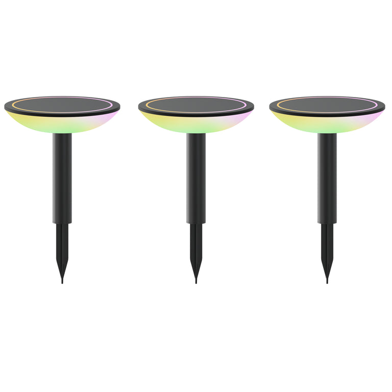 Calex LED buitenlamp Smart outdoor pathlights zwart 3st