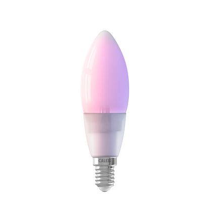 Calex Smart LED filament kaars dimbaar E14 melk dual white 5W 470LM