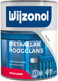 Wijzonol RM metaallak hoogglans RAL9001 crème wit 750ml