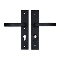 Veilig 2200AK veiligheidsbeslag zwart rechthoek aluminium SKG***