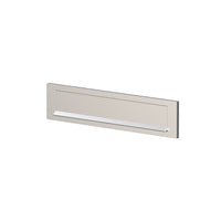 Veilig brievenbus F1 zilver aluminium 34x7,3cm