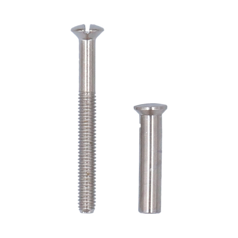 Handig patentbout vernikkeld ijzer 4x38mm vernikkeld 10st