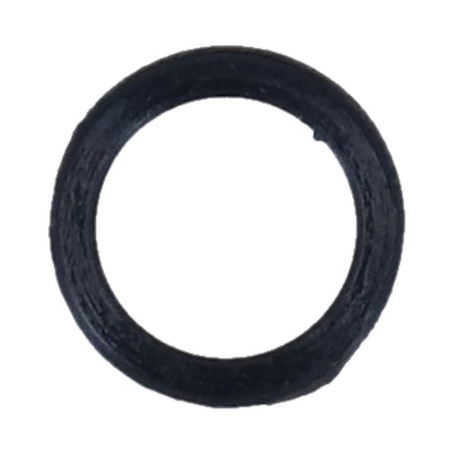 Handig vulring kunststof 10x14mm zwart 2st