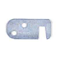 Handig sluithaak staal 5,6cm zilver