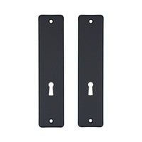 Veilig BSG 180/41H binnendeurschild met sleutelgat zwart alu 2-dlg