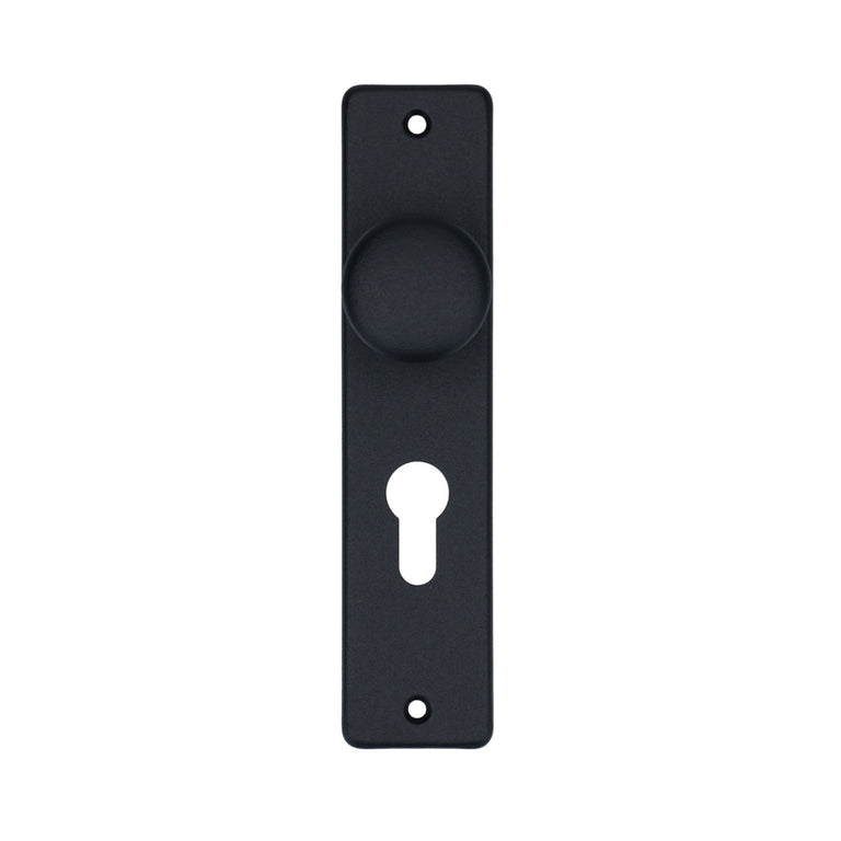 Veilig BSG 180/41H binnendeurschild knop cilinder zwart alu 2st
