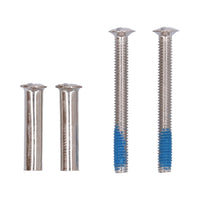 Handig patentbout vernikkeld staal M4x38mm 2st