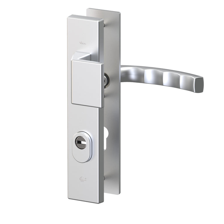 Veilig 2300AK veiligheidsbeslag schild sleutelgat naturel alu SKG***