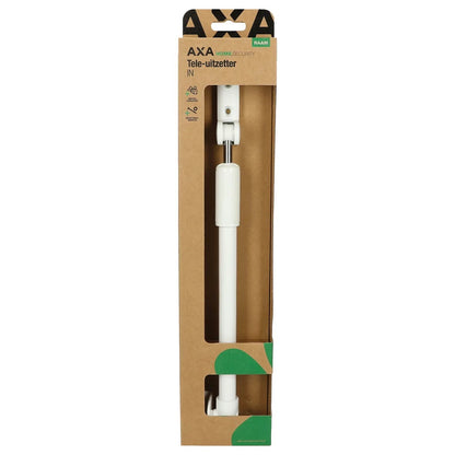 AXA telescopisch raamuitzetter binnendraaiend staal 33,1cm wit