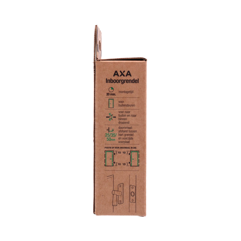 AXA raamsluiting universeel kunststof zilver