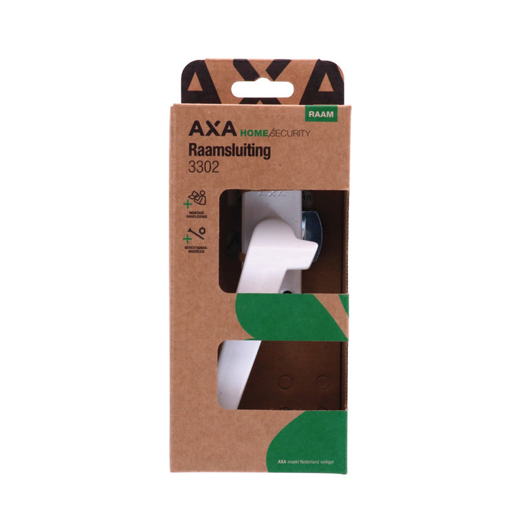 AXA raamsluiting linksdraaiend aluminium wit