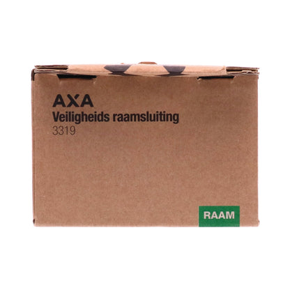 AXA veiligheidsraamsluiting linksdraaiend aluminium zilver SKG*