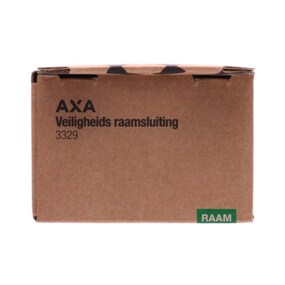 AXA veiligheidsraamsluiting linksdraaiend aluminium zwart SKG*
