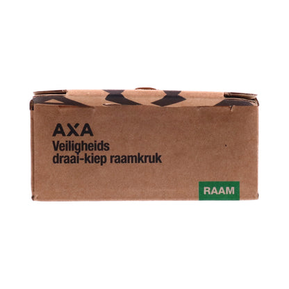 AXA veiligheidsdraaikiep raamkruk binnendraaiend aluminium zilver SKG**