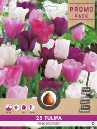 Tulp Pink Fantasy mix 25 stuks