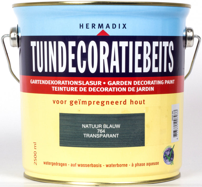 Hermadix Tuindecoratiebeits mat 764 blauw 2,5L