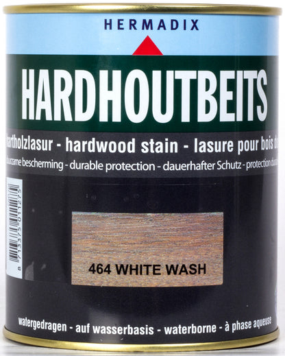 Hermadix Hardhoutbeits zijdeglans 464 white wash 750ml