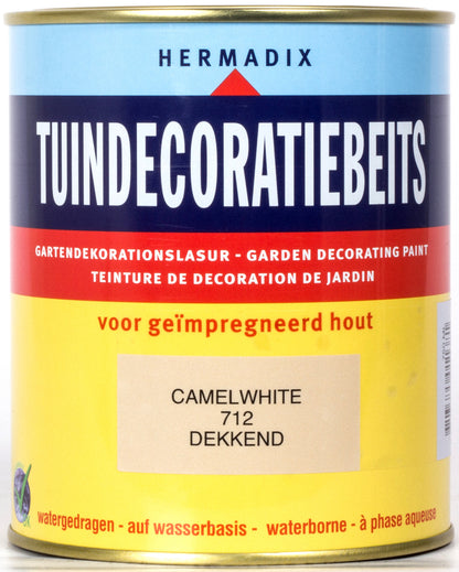 Hermadix Tuindecoratiebeits mat 712 camel white 750ml