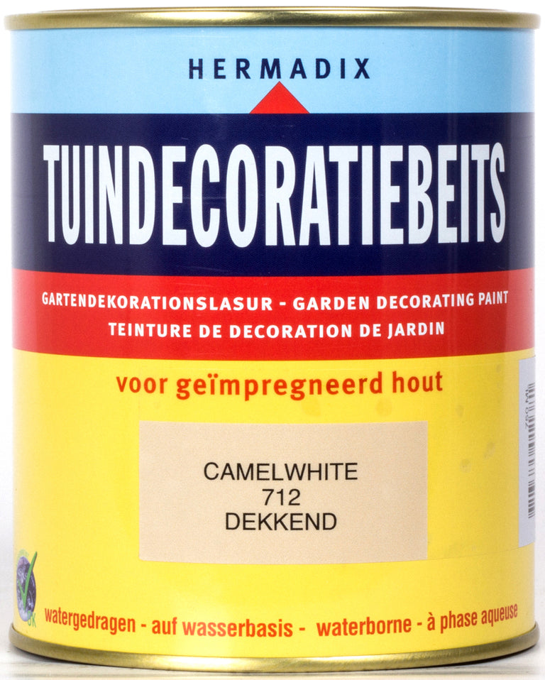 Hermadix Tuindecoratiebeits mat 712 camel white 750ml