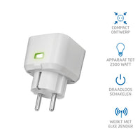 KlikAanKlikUit Start Line stopcontact schakelaar ACC-3500 wit