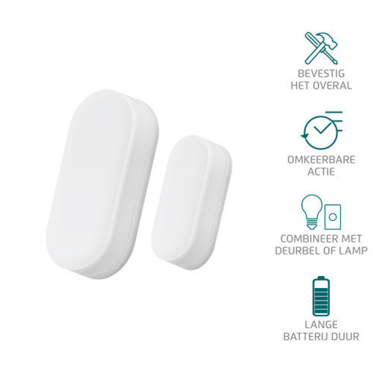 KlikAanKlikUit Startlijn smart draadloze deur-/raamsensor wit