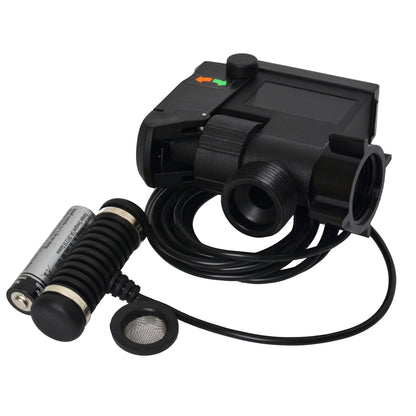 Sanivesk elektronische waterslot zwart 16,5x5,5x20,5cm