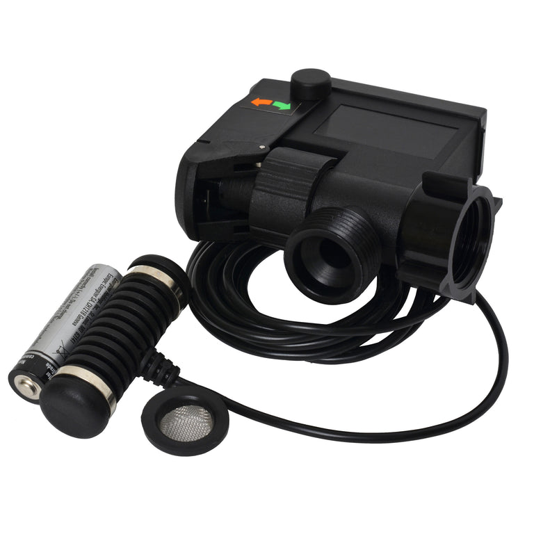 Sanivesk elektronische waterslot zwart 16,5x5,5x20,5cm