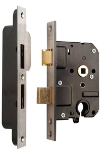 Nemef veiligheidsslot SKG** PKVW 4119/17 zilver doornmaat 50mm