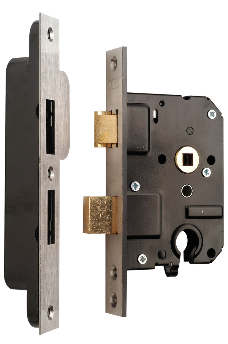 Nemef veiligheidsslot SKG** PKVW 4119/17 zilver doornmaat 50mm