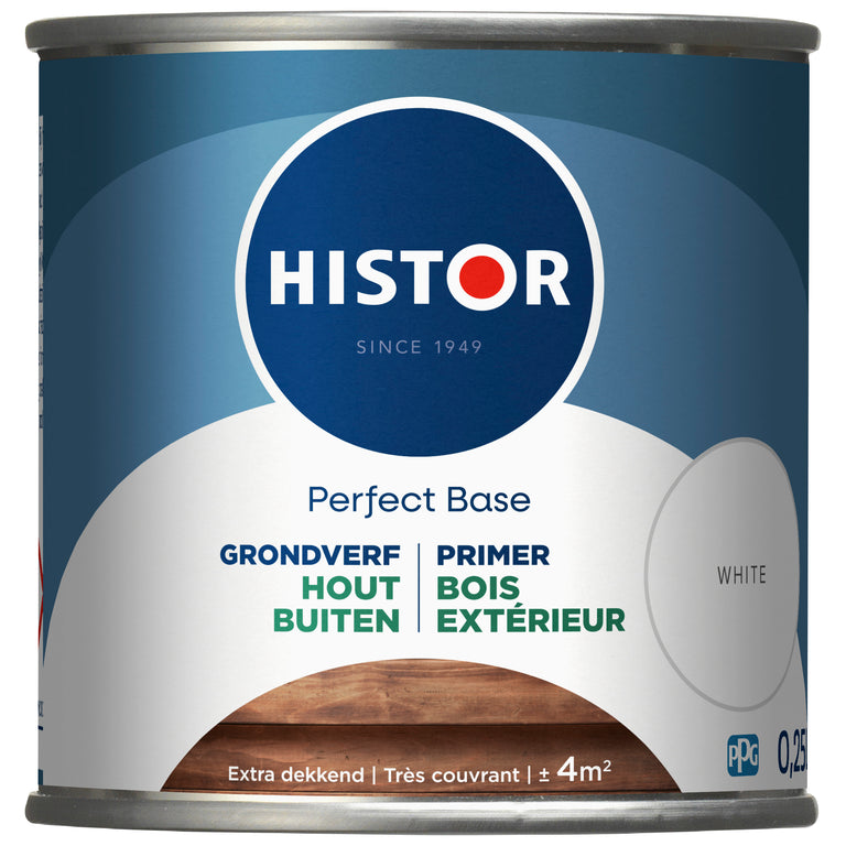Histor Perfect Base grondverf mat wit 250ml