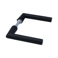 Veilig deurkruk zwart rechthoek aluminium