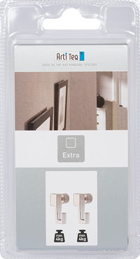 Arti Teq  haken 8 staal 4kg 2st