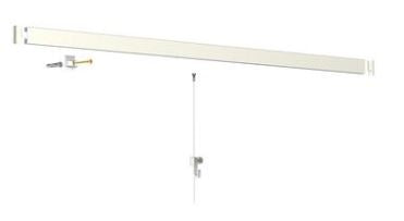 Arti Teq ophangrail 4m wit 20kg/m 2st