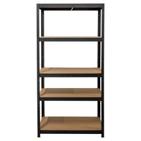 Opbergrek metaal zwart 90x40x180cm 175kg