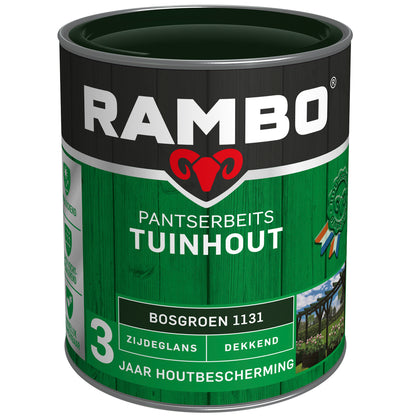 Rambo Pantserbeits zijdeglans tuinhout 1131 bos groen 750ml