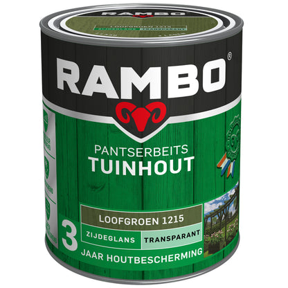 Rambo Pantserbeits zijdeglans tuinhout 1215 loof groen 750ml