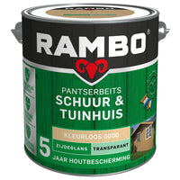 Rambo Pantserbeits zijdeglans schuur & tuinhuis kleurloos 2,5l