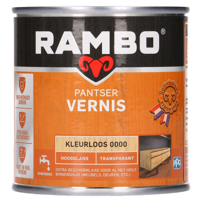 Rambo Pantservernis hoogglans 250ml