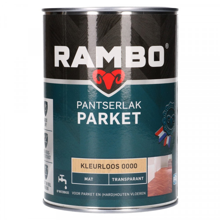 Rambo Pantserlak mat parket 1,25l