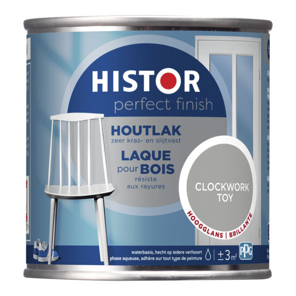 Histor Perfect Finish houtlak hoogglans clockwork toy 250ml