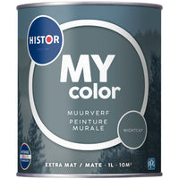 Histor MY color muurverf extra mat nightcap 1L