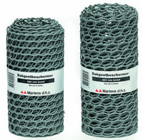 Martens gootbescherming flexibel 100mm kunststof, metaal grijs