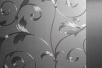 Statisch hechtende raamfolie Ice Flower semi transparant 45x20m p/m