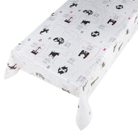 Tafelzeil Zodiac horoscoop wit 140cm per meter