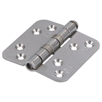 S2 6512 kogellagerscharnier afgerond geborsteld 76x76x2,4mm